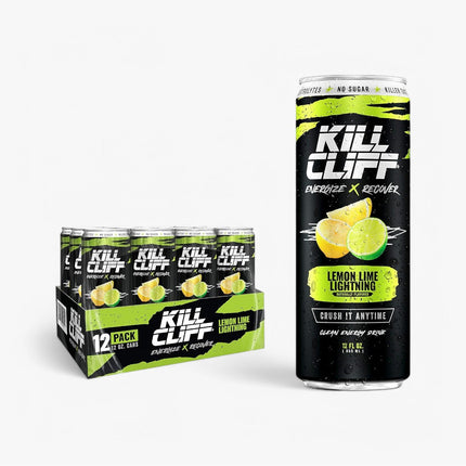 KILL CLIFF ENERGY X RECOVERY ENERGY DRINK 12/12OZ LEMON LIME LIGHTNING