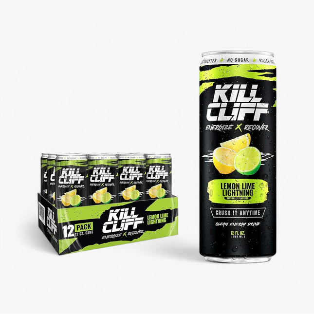 KILL CLIFF ENERGY X RECOVERY ENERGY DRINK 12/12OZ LEMON LIME LIGHTNING