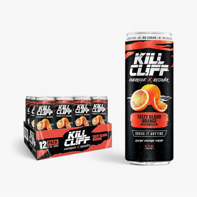 KILL CLIFF ENERGY X RECOVERY ENERGY DRINK 12/12OZ TASTY BLOOD ORANGE