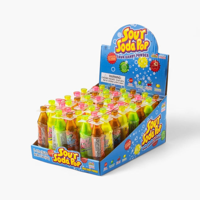 KIDSMANIA SOUR SODA POP SOUR CANDY POWDER 12/12CT