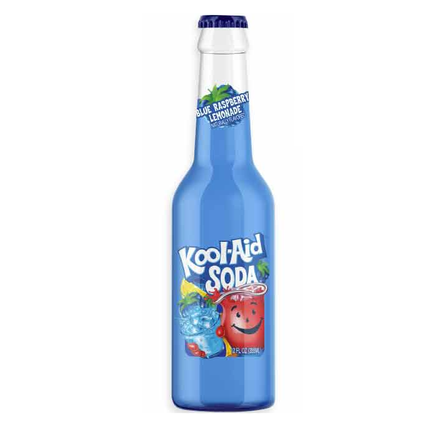 Kool Aid Blue Raspberry Lemonade Soda 12/12OZ