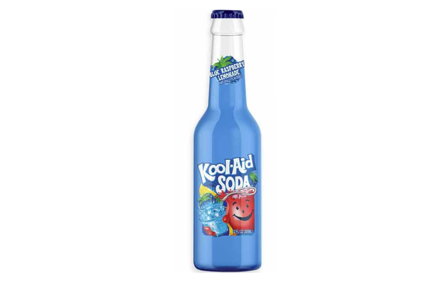 Kool Aid Blue Raspberry Lemonade Soda 12/12OZ