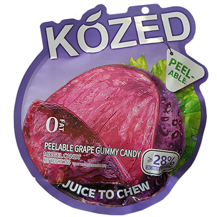 Kozed Grape Gummy Candy – 10 Count