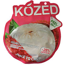 Kozed Lychee Gummy Candy – 10 Count