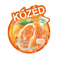 Kozed Orange Gummy Candy – 10 Count