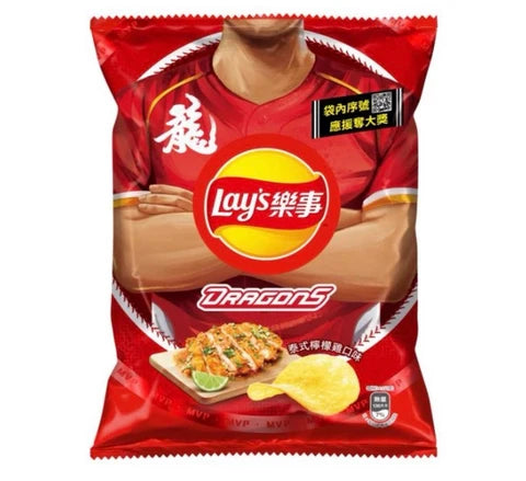 Lay's Thai Style Lemon Chicken 12/49g (TAIWAN) - [L53]
