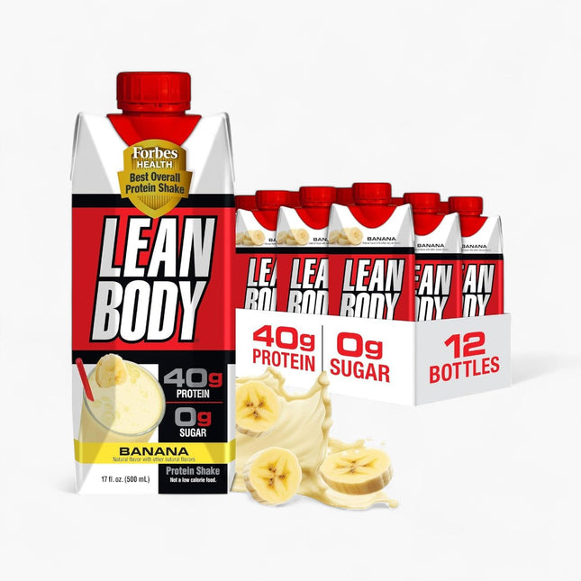 LEAN BODY - 40G PROTEIN SHAKE - 12/17OZ BANANAS & CREAM