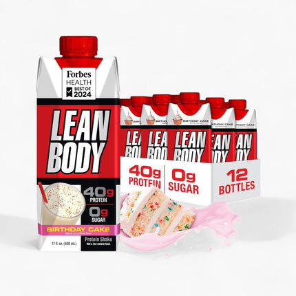 LEAN BODY - 40G PROTEIN SHAKE - 12/17OZ BIRTHDAY CAKE