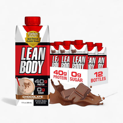 LEAN BODY - 40G PROTEIN SHAKE - 12/17OZ CHOCOLATE