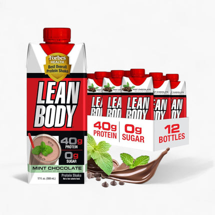 LEAN BODY - 40G PROTEIN SHAKE - 12/17OZ MINT CHOCOLATE