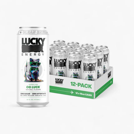 LUCKY ENERGY DRINK 12/16OZ OG LUCK