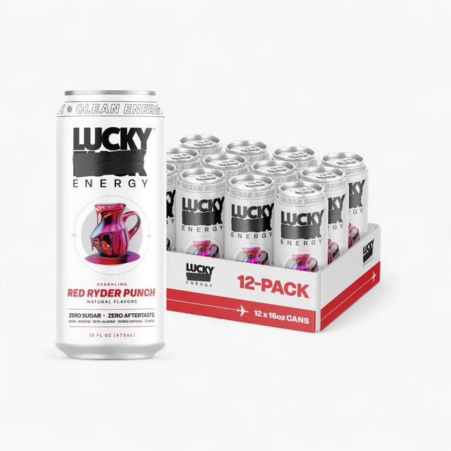 LUCKY ENERGY DRINK 12/16OZ RED RYDER PUNCH