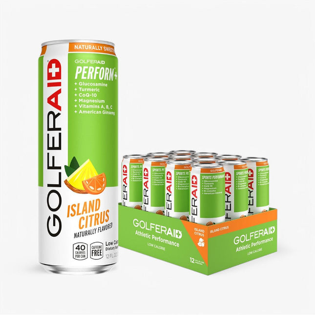 GOLFERAID PERFORMANCE DRINK 12/12OZ ISLAND CITRUS