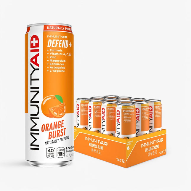 IMMUNITYAID IMMUNE SUPPORT DRINK 12/12OZ ORANGE BURST