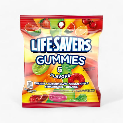 Lifesavers Gummies Five Flavor Peg Pack 12/3.22 Oz