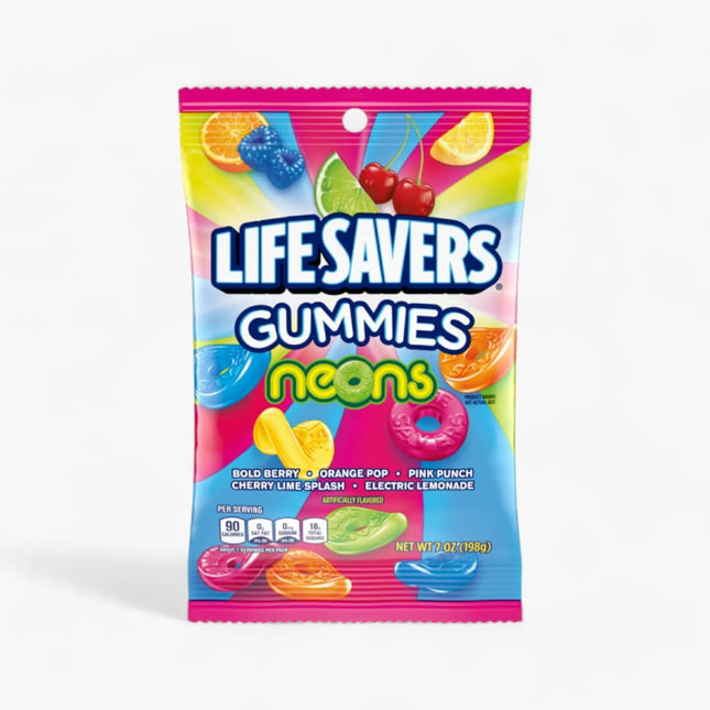Lifesavers Gummies Neons Peg 12/7Oz