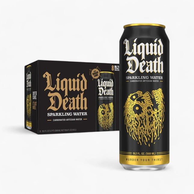 Liquid Death Sparkling Mountain Water 24/19.2 Fl Oz Cans