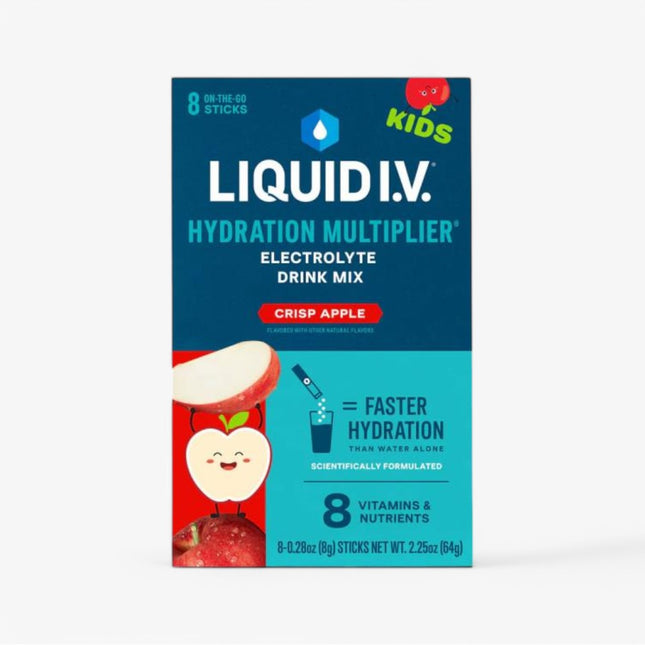 LIQUID IV HYDRATION KIDS STICKS 8CT APPLE