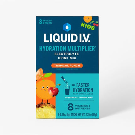 LIQUID IV HYDRATION KIDS STICKS 8CT TROPICAL PUNCH