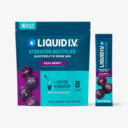 LIQUID IV HYDRATION STICKS 10CT ACAI BERRY