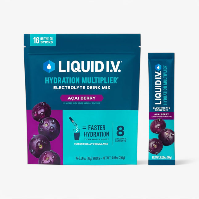 LIQUID IV HYDRATION STICKS 10CT ACAI BERRY
