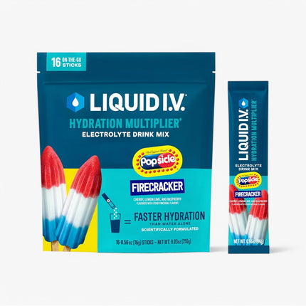 LIQUID IV HYDRATION STICKS 10CT POPSICLE FIRECRACKER