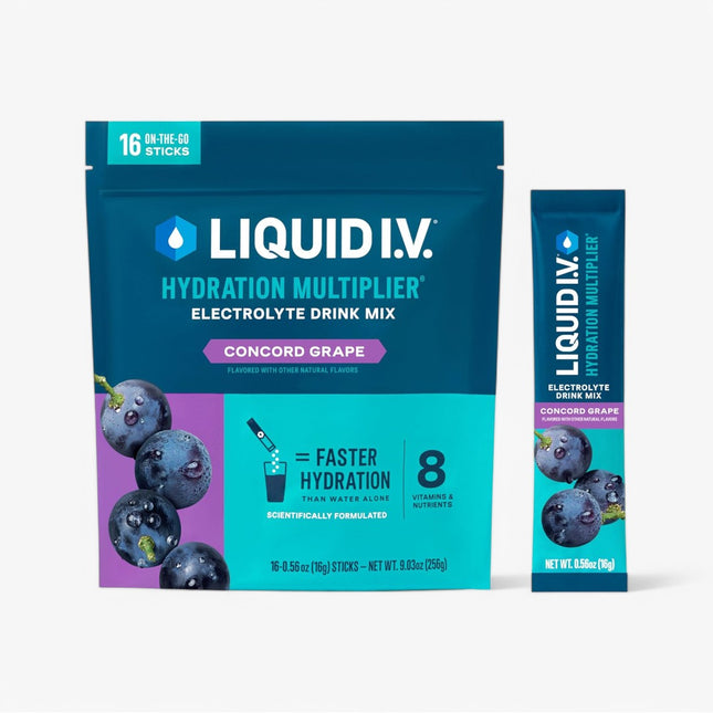 LIQUID IV HYDRATION STICKS 10SRV GRAPE