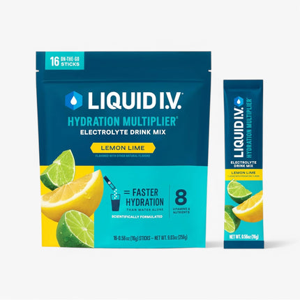 LIQUID IV HYDRATION STICKS 10SRV LEMON LIME