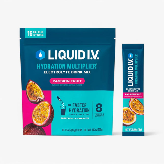 LIQUID I.V. HYDRATION STICKS – PASSION FRUIT (10 STICKS , WHOLESALE)