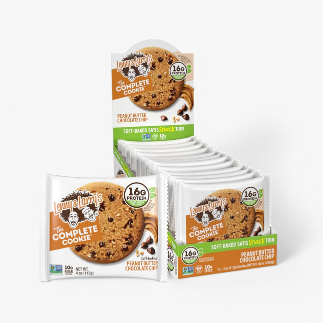 LENNY & LARRY'S COMPLETE COOKIE 12/4Z PEANUT BUTTER CHOC CHIP