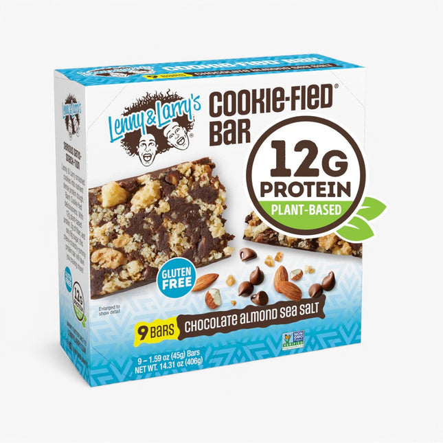 LENNY & LARRY'S COOKIE-FIED PROTEIN BAR 9/45G CHOCOLATE ALMOND