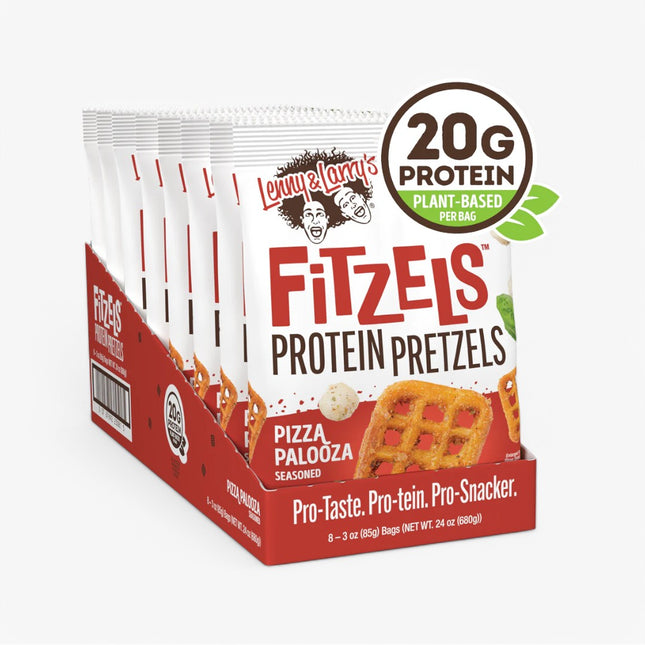 LENNY & LARRY'S FITZELS PROTEIN PRETZEL 8/3OZ PIZZA PALOOZA