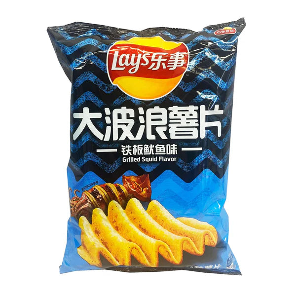 Lay's Big Wave Calamari (Taiwan) – 22 Count