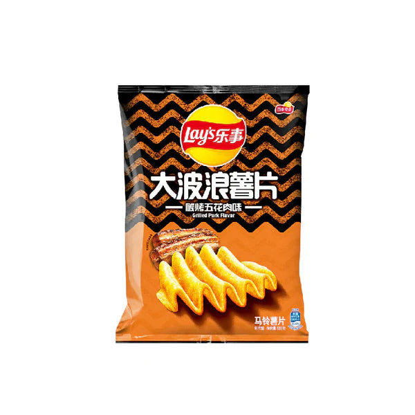 Lay's Big Wave Sizzling Bacon (Taiwan) – 22 Count