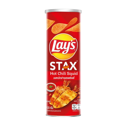Lay's STAX Hot Chili Squid 16/100g (THAILAND)