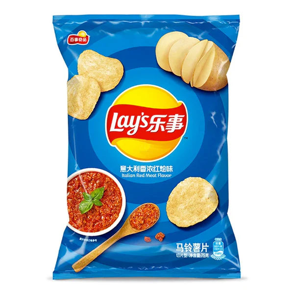 Lay's Italian Bolognese (Taiwan) – 22 Count