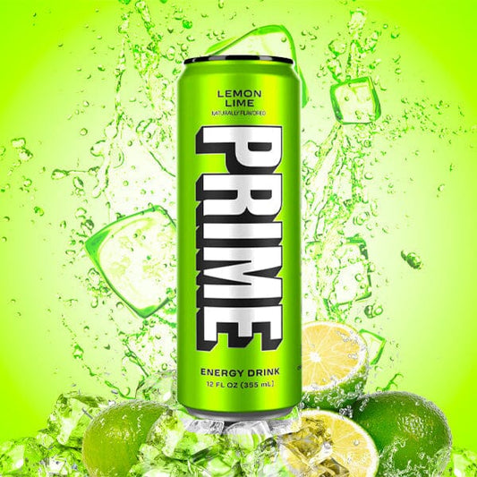 Prime Energy Drink Lemon Lime (12 fl oz each)