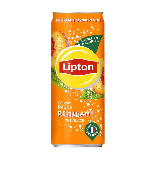 Lipton Sparkling Ice Tea Peach 24/330mL (FRANCE)