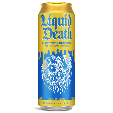 Liquid Death Blueberry Black Iced Tea 12/19.2OZ
