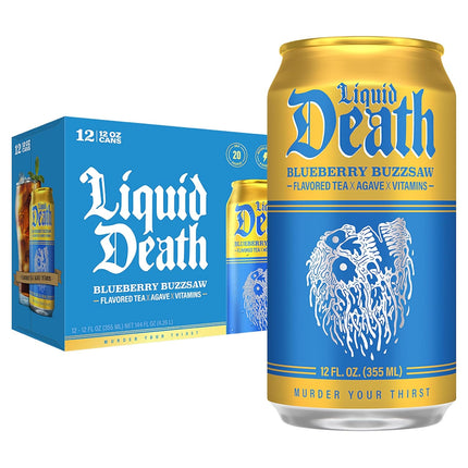 Liquid Death Blueberry Black Tea 24/12OZ