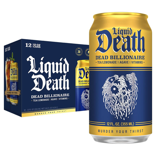 Liquid Death Dead Billionaire Iced Tea 24/12OZ