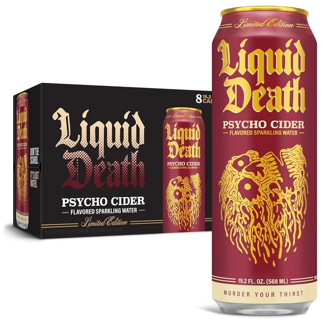 Liquid Death Psycho Cider Sparkling Water 24/19.2OZ