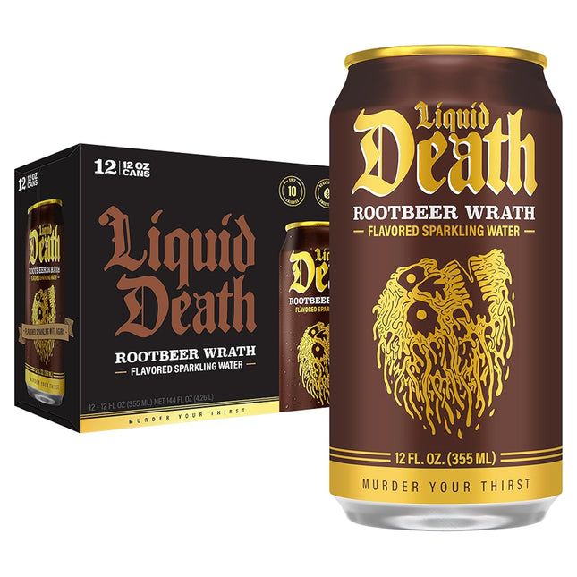 Liquid Death Root Beer Wrath 24/12OZ