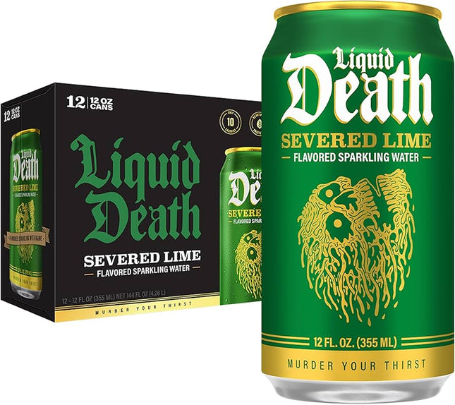 LIQUID DEATH SEVERED LIME 24/12OZ