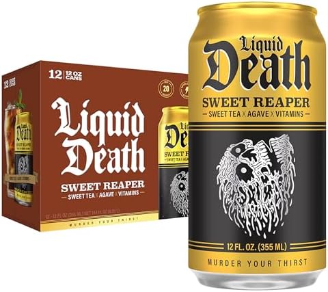 Liquid Death Sweet Reaper Southern Style Sweet Tea 24/12OZ