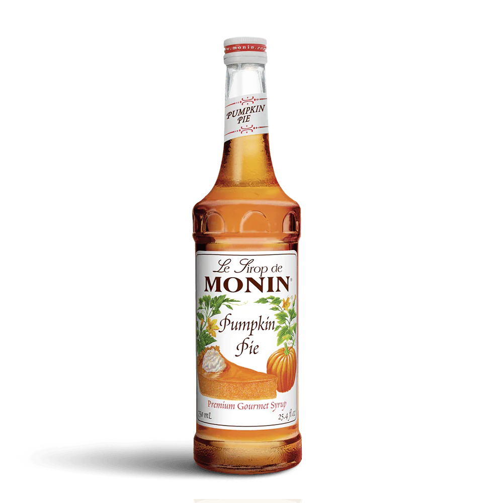Monin Pumpkin Pie Syrup (750 mL Glass Bottle)