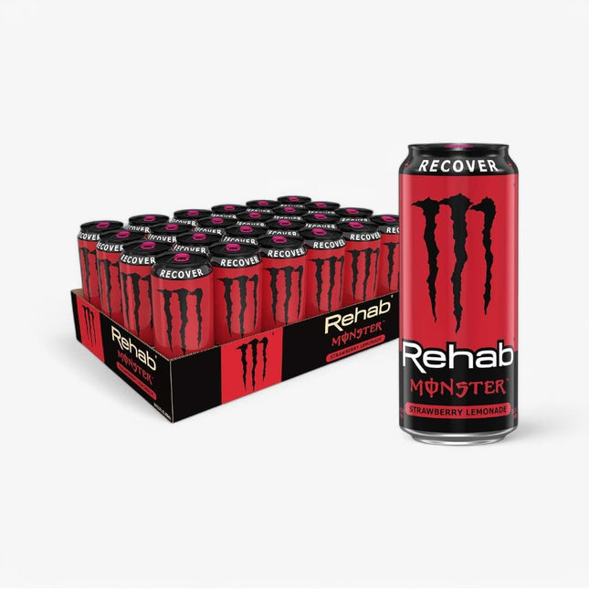 Monster Rehab Strawberry Lemonade 24 / 15.5 Oz