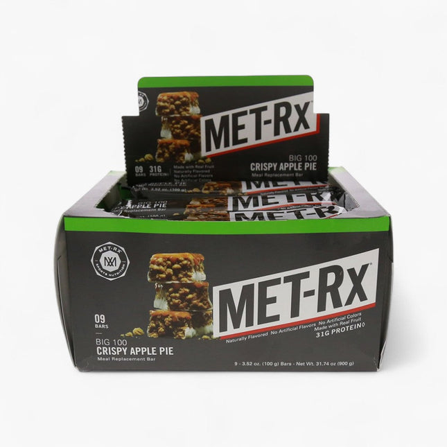 MET-RX PROTEIN BAR 9/100G CRISPY APPLE PIE