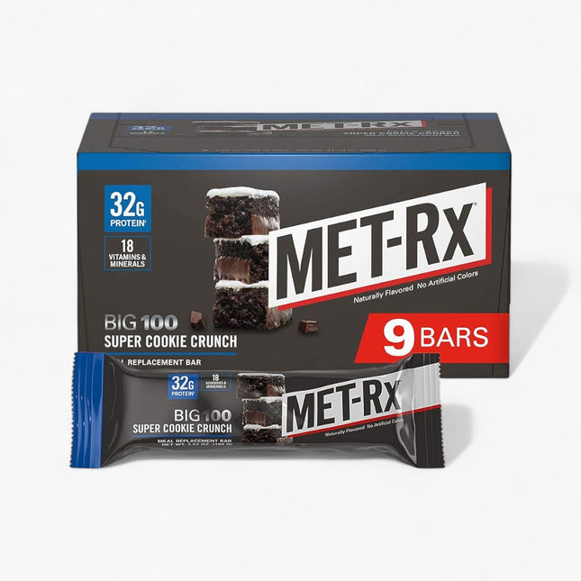 MET-RX PROTEIN BAR 9/100G SUPER COOKIE CRUNCH