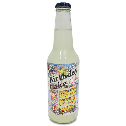 Melbas Fixins Birthday Cake Soda 24/12OZ